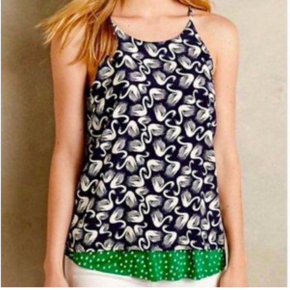 Porridge by Anthropologie Layered Tank Top Size XS NWOT
